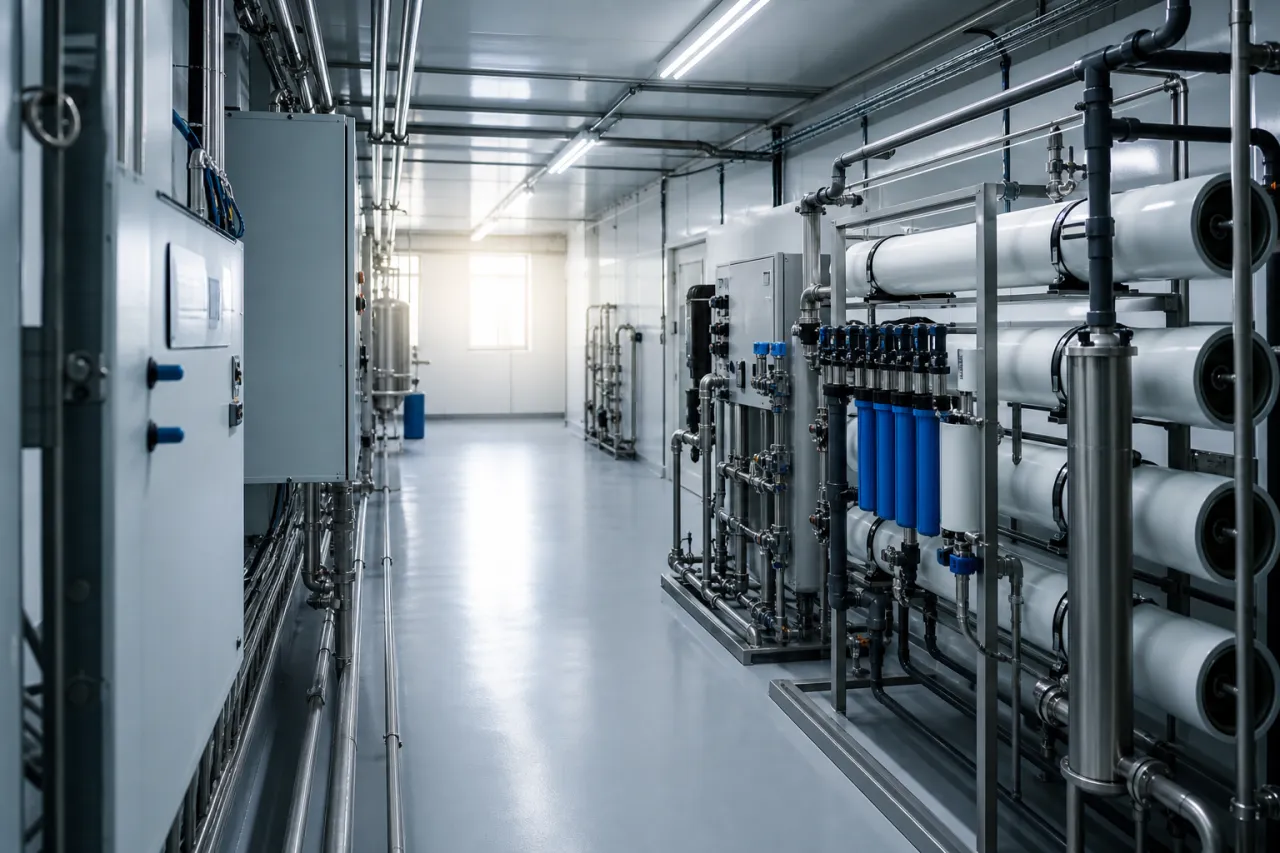 Resource efficiency in a pharmaceutical facility